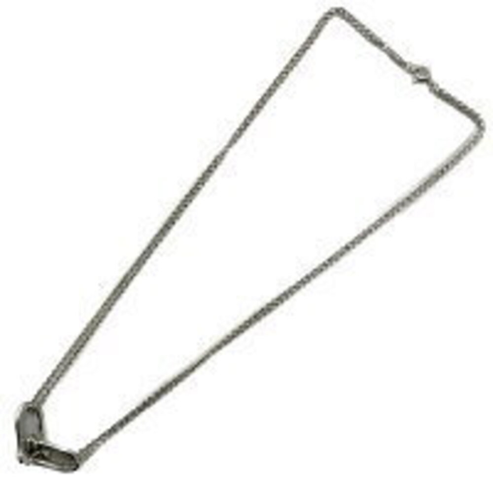 Tiffany Co Hardware Double Link Pendant Necklace Silver